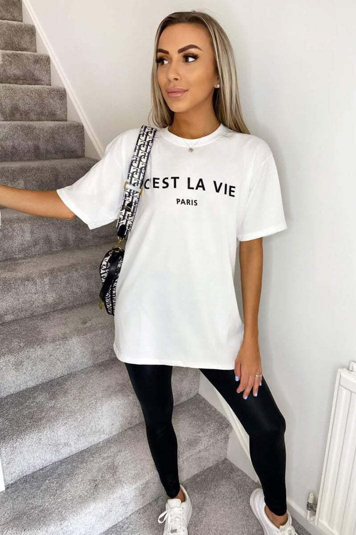 Paris Vista Oversized Tee