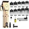 Hair-Cutting-Machine Barbershop-Cutter Cordless Gold