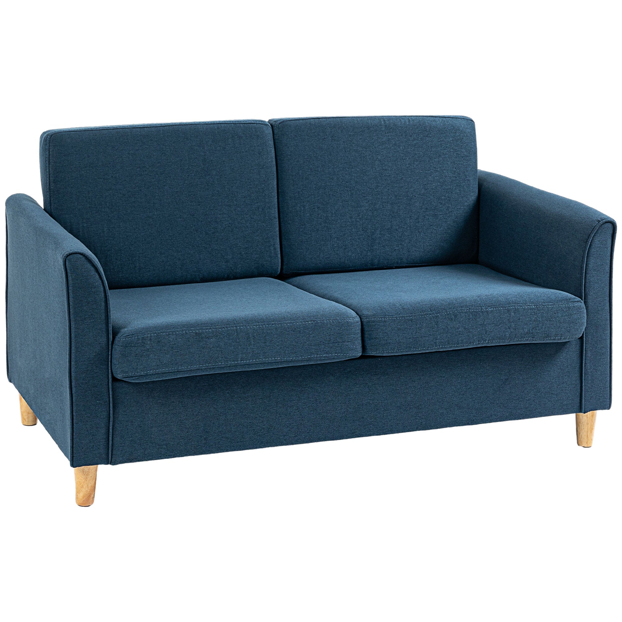 DC Oslo Compact 2-Seater Loveseat Sofa – Blue
