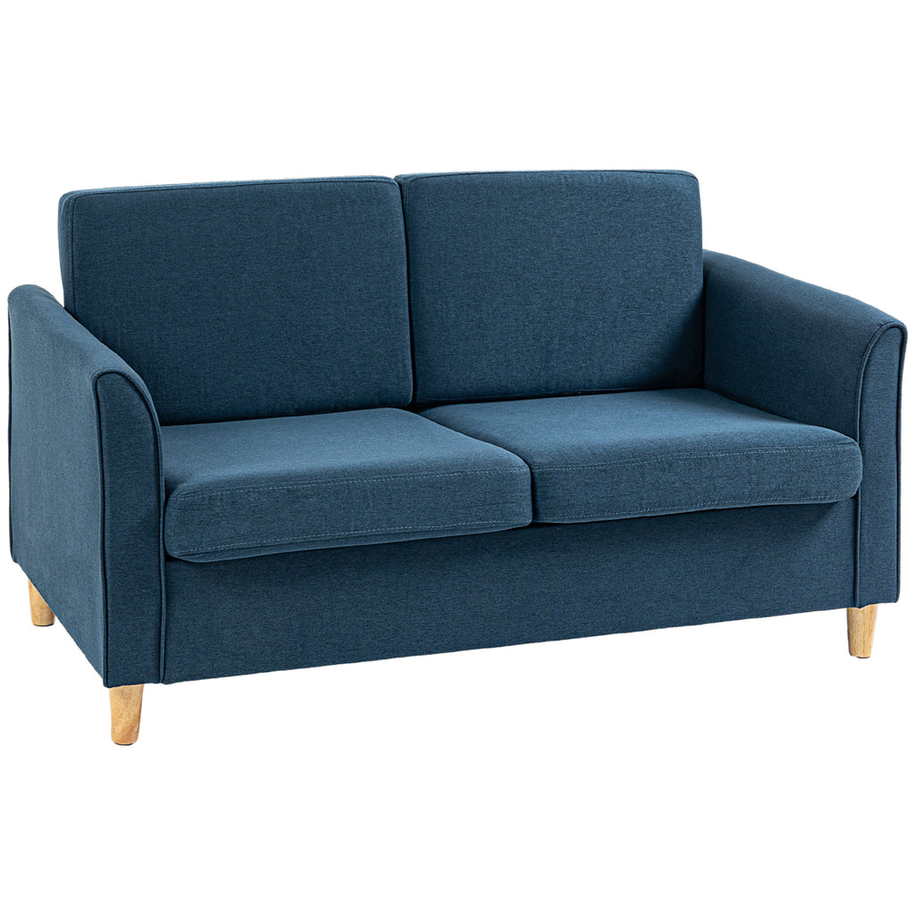 DC Oslo Compact 2-Seater Loveseat Sofa – Blue