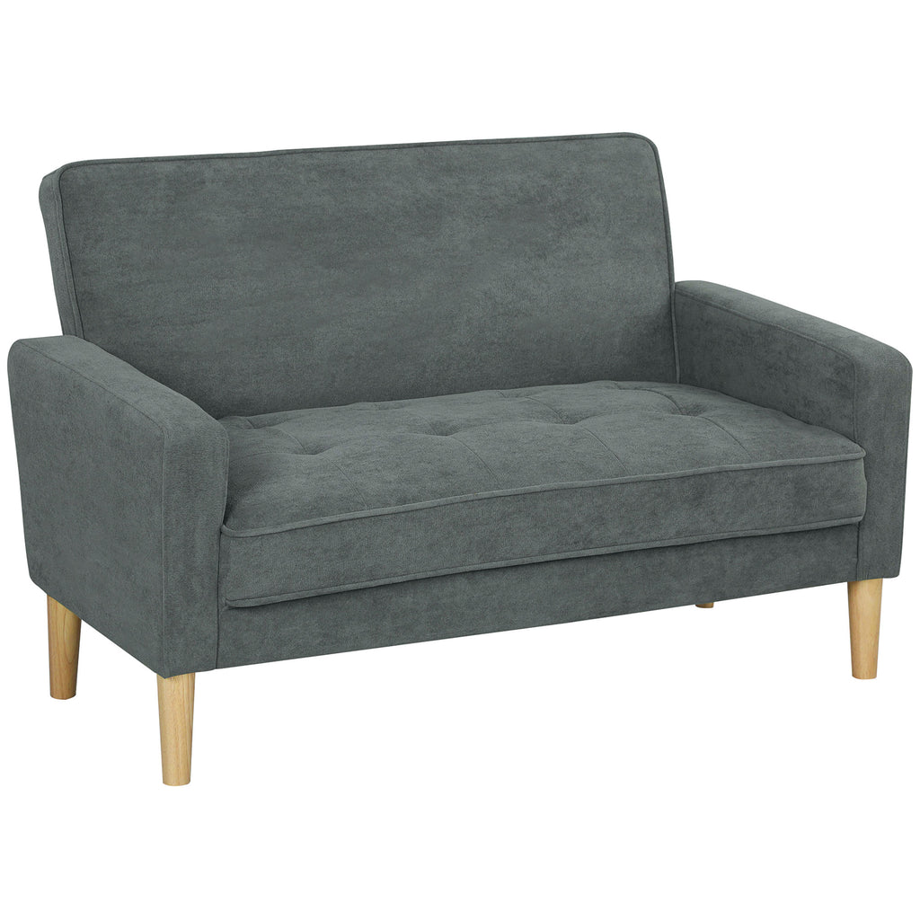 DC Milano Velvet 2-Seater Sofa – Grey