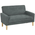 DC Milano Velvet 2-Seater Sofa – Grey