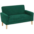 DC Milano Velvet 2-Seater Sofa – Green
